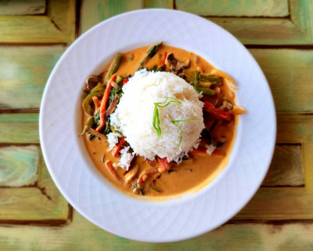 Thai Curry at a Market